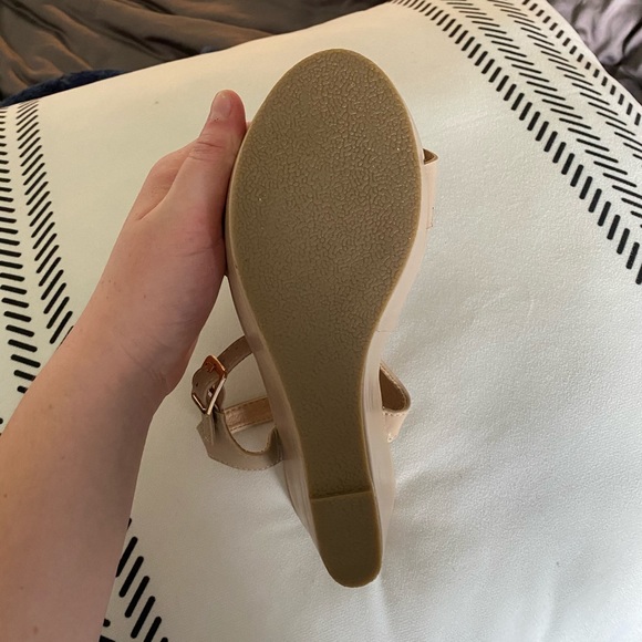 Nude Wedge Sandals (BRAND NEW) - Picture 5 of 5